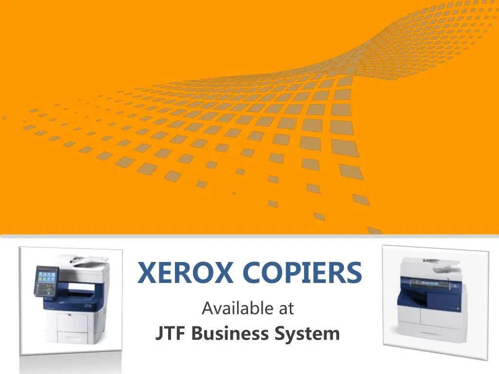 PPT Xerox Copiers For Sale PowerPoint Presentation, free download