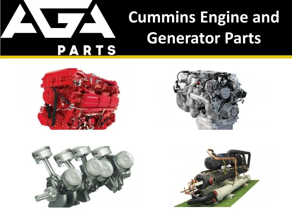 PPT Cummins Heavy Machinery, Engine and Generator Parts Dealer AGA