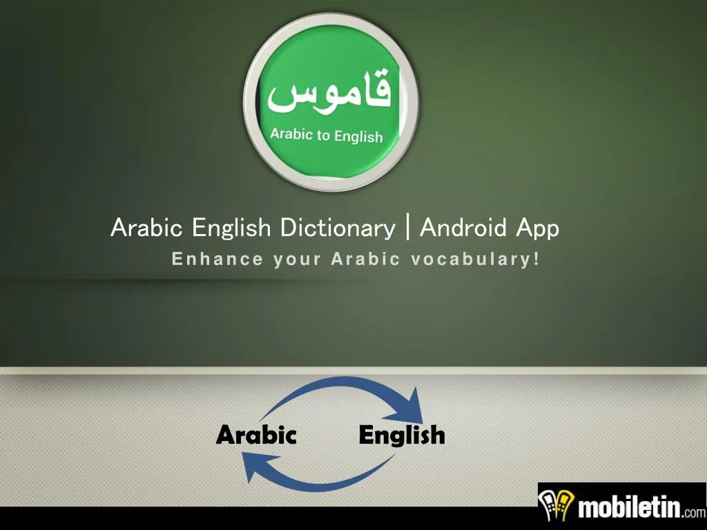 PPT Best Arabic English Dictionary App For You (Android Users