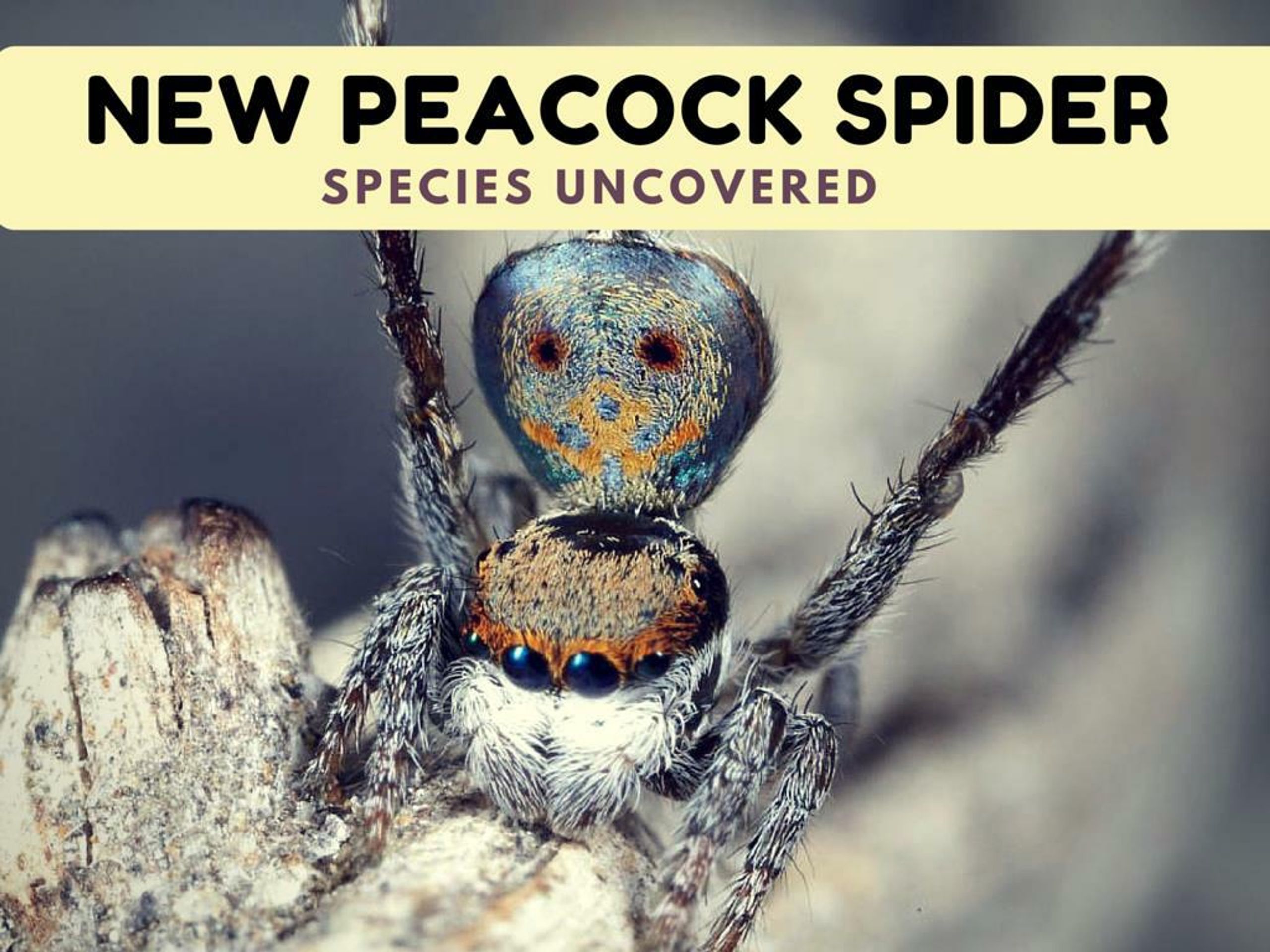 7 Adorable New Peacock Spider Species Discovered