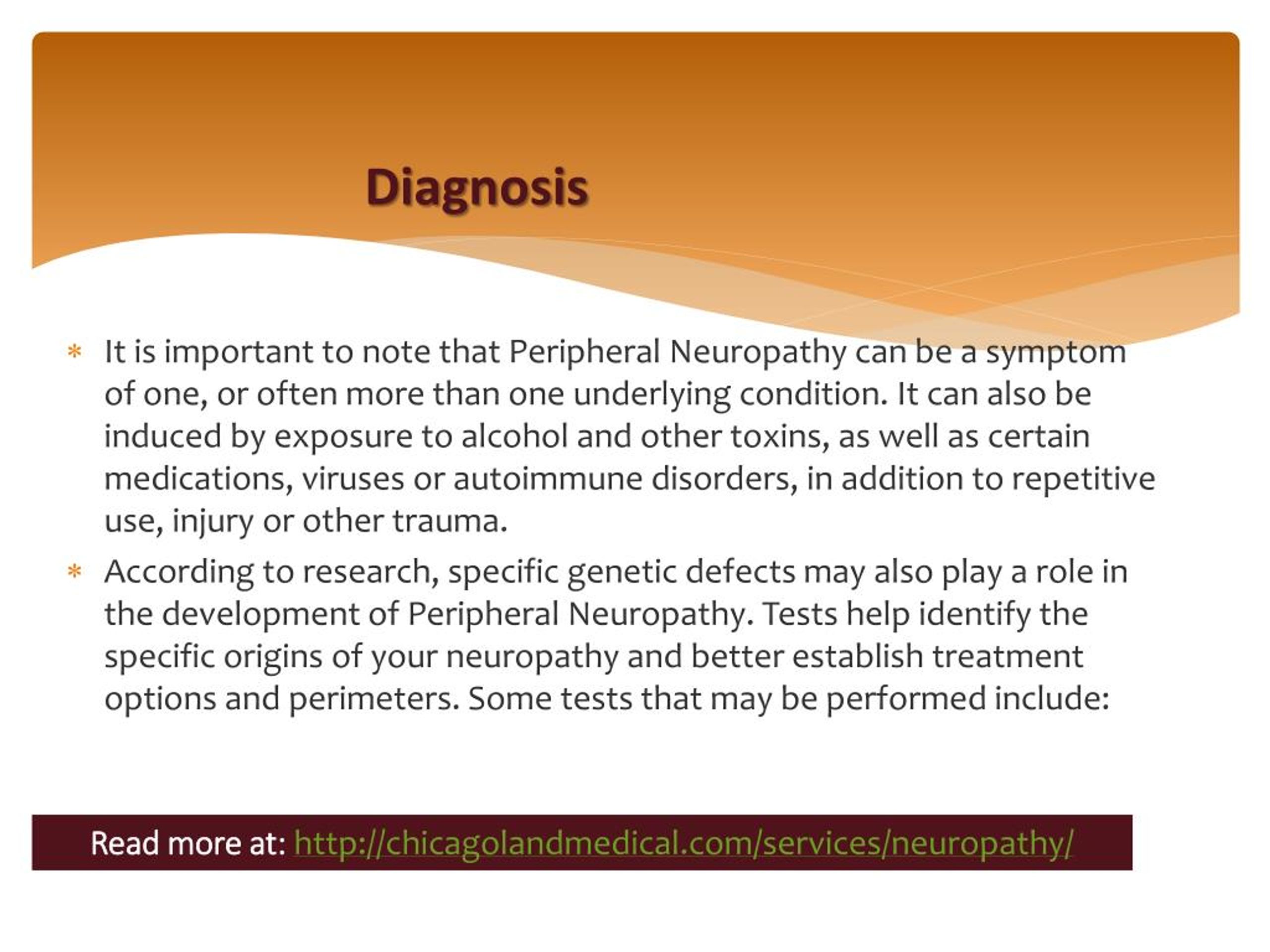 PPT - Emerging Future Of Peripheral Neuropathy: Diagnosis & Treatments ...