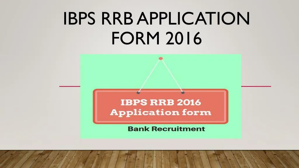 ibps rrb application form 2016 n.
