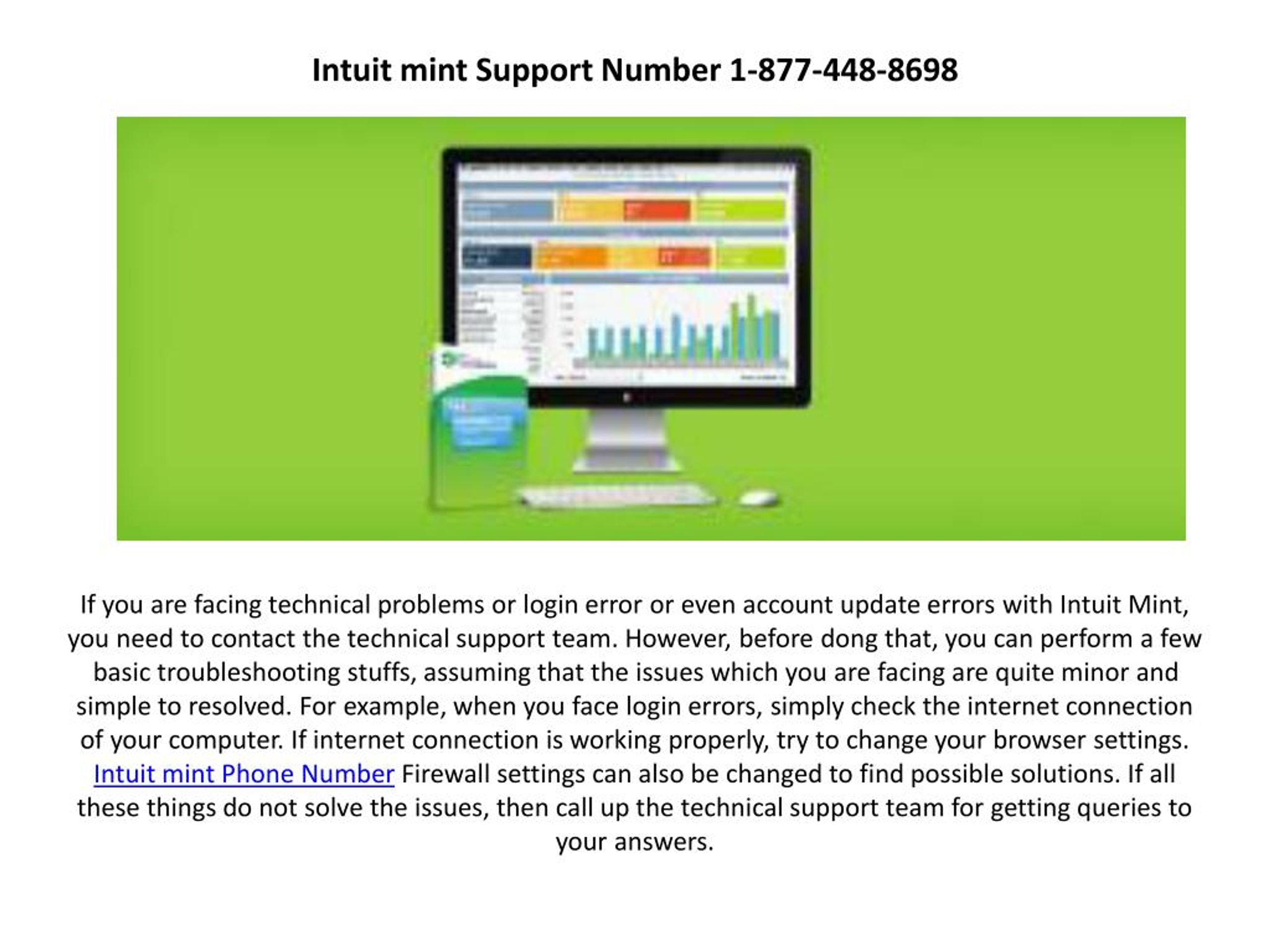intuit mint phone number
