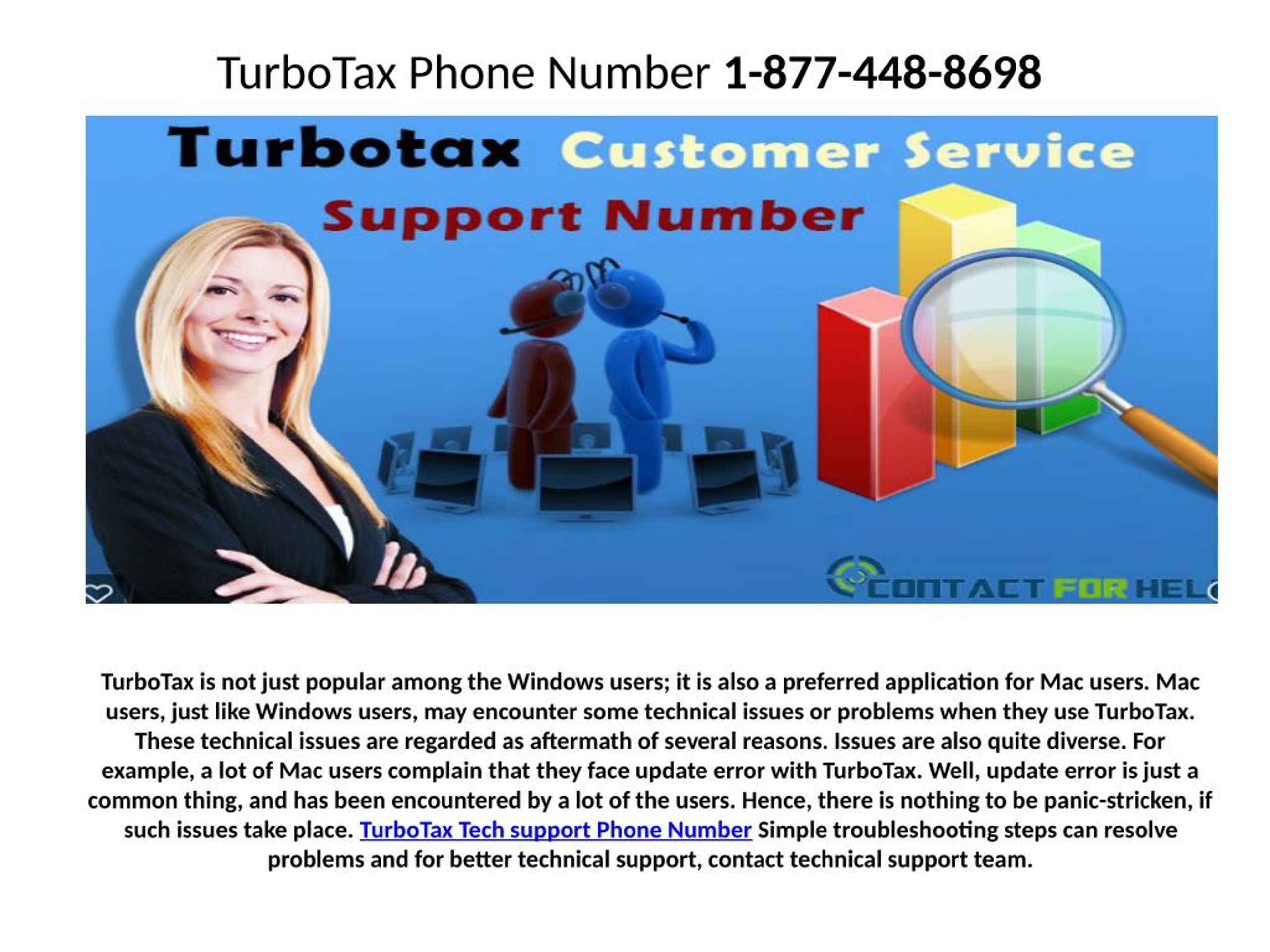 give me a phone number for turbotax