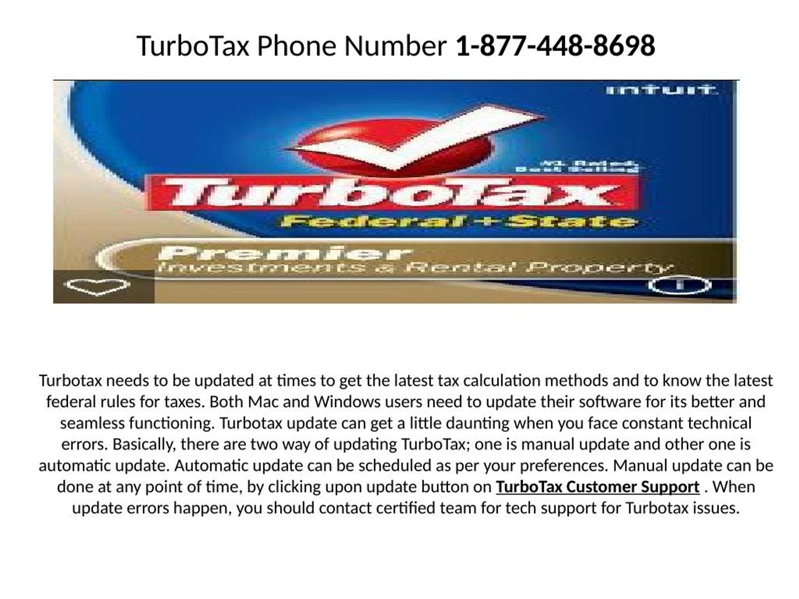 turbotax help numbers