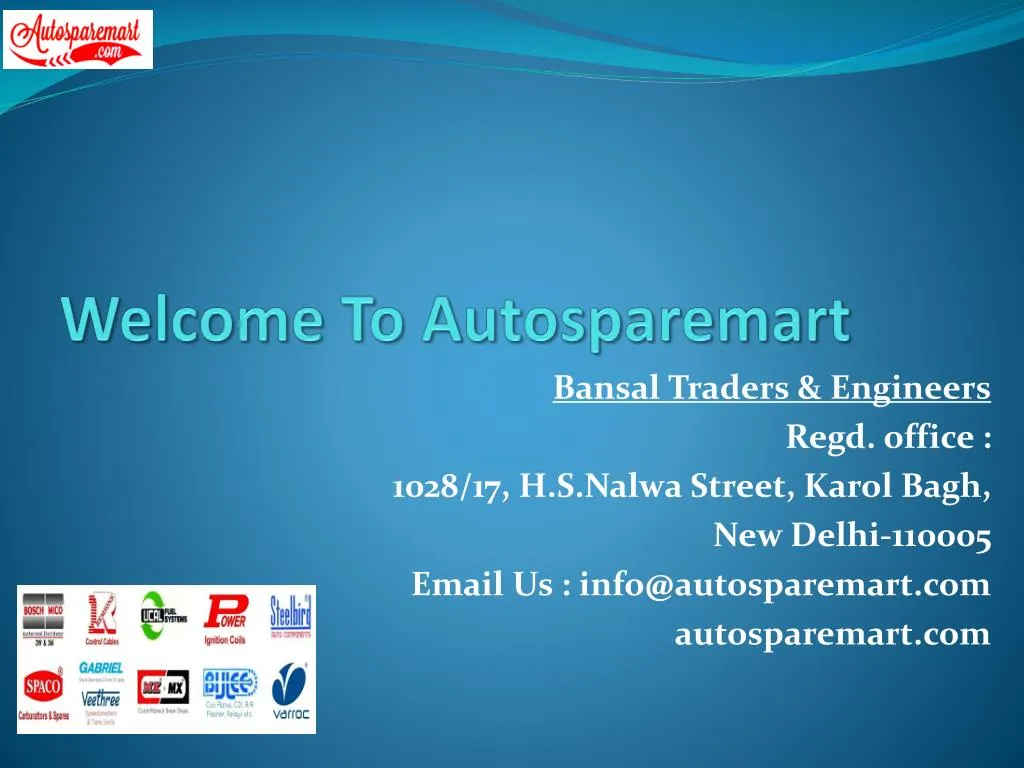 welcome to autosparemart n.