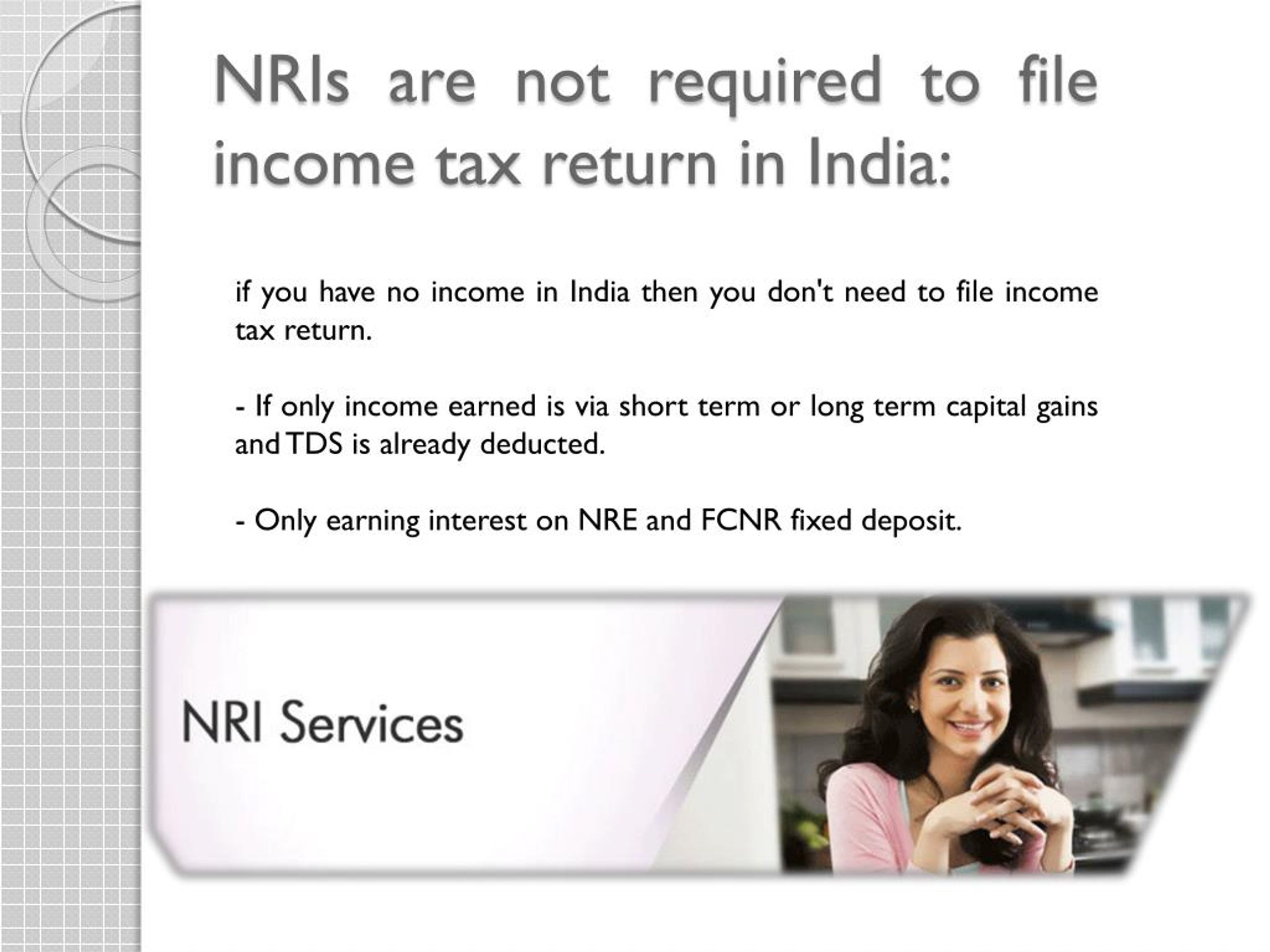 Ppt When Do Nris Need To Pay Income Tax In India Powerpoint Presentation Id7353051 
