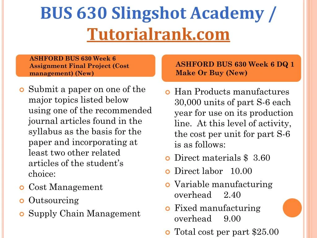 bus 630 final paper bus 630 final paper