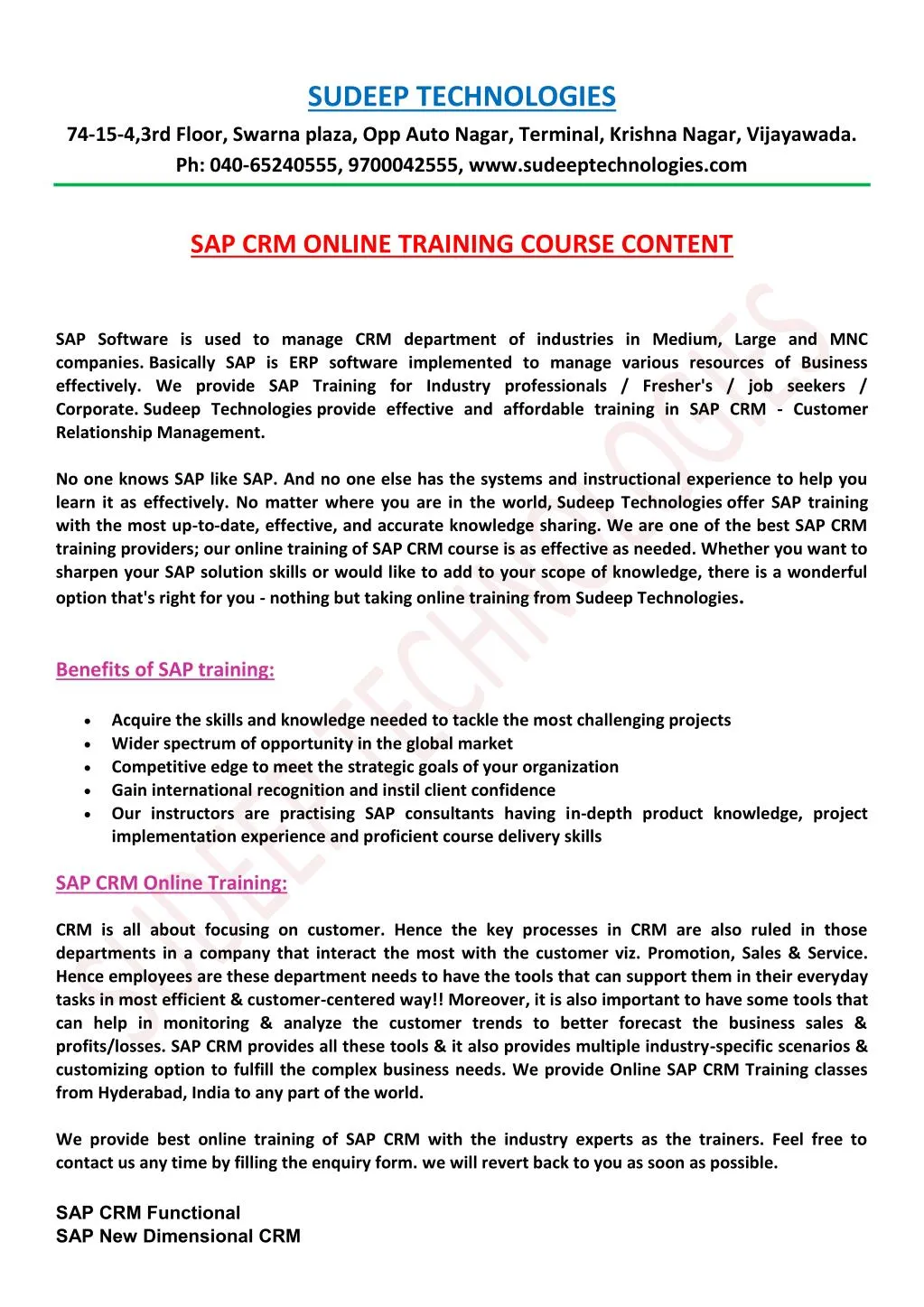 Sap Jobs For Freshers In Hyderabad