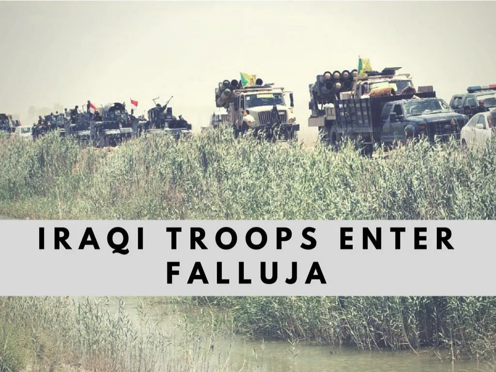 iraqi troops enter falluja n.