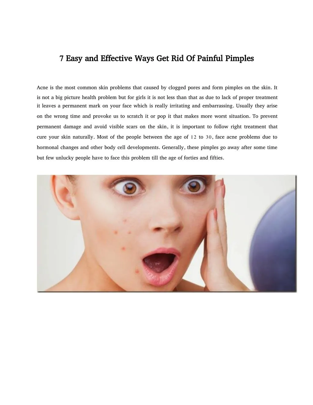 ppt-7-easy-and-effective-ways-get-rid-of-painful-pimples-powerpoint