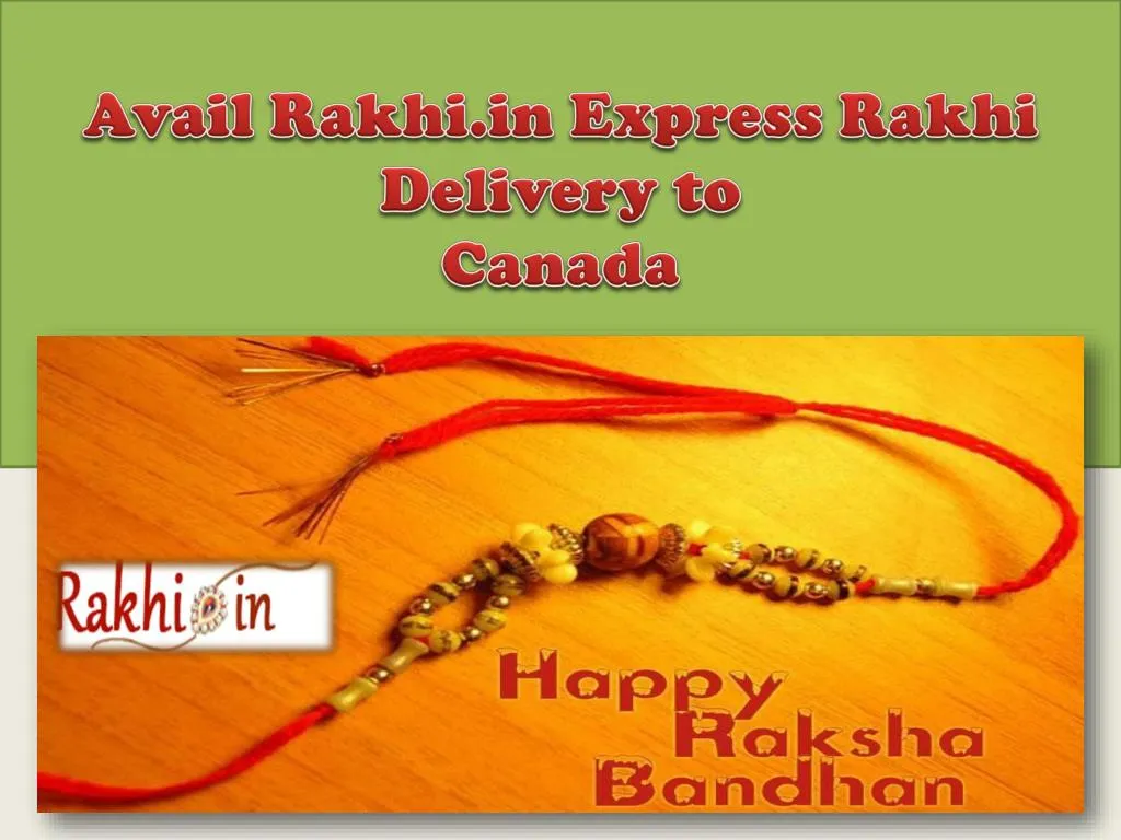 avail rakhi in express rakhi delivery to canada n.
