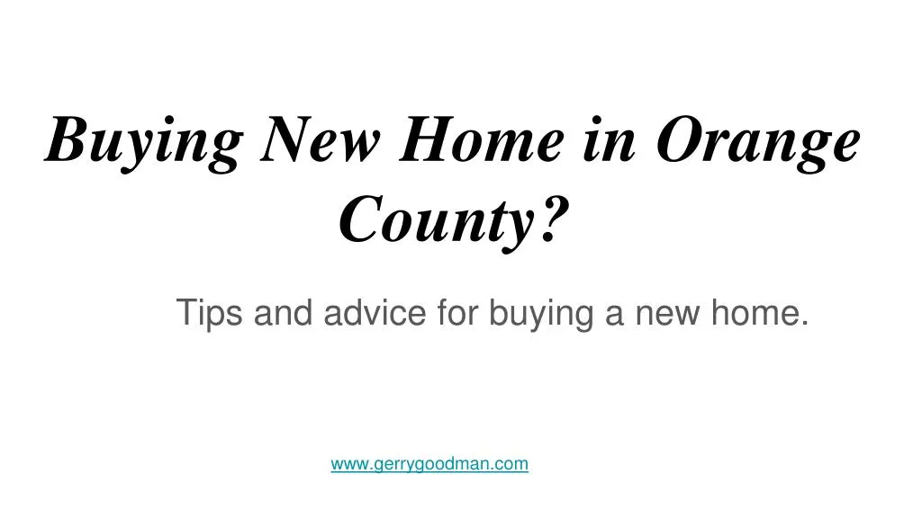new homes in orange county cal