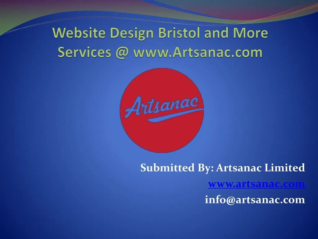 website design bristol and m ore services @ www artsanac com n.