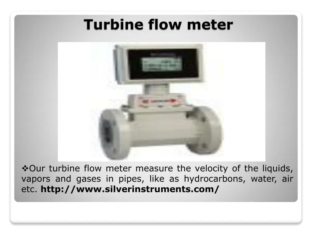 turbine flow meter n.