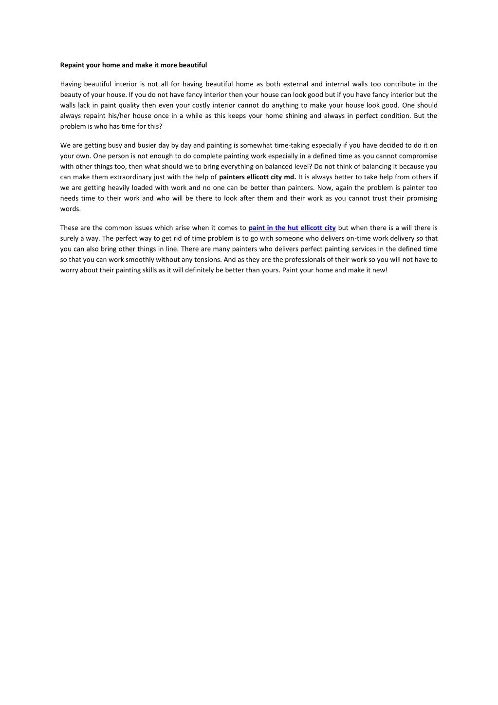 PPT painters ellicott city md PowerPoint Presentation, free download