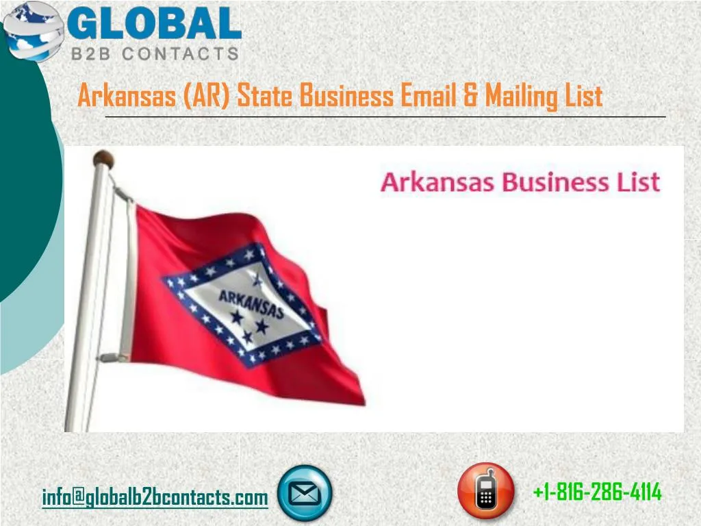 arkansas ar state business email mailing list n.