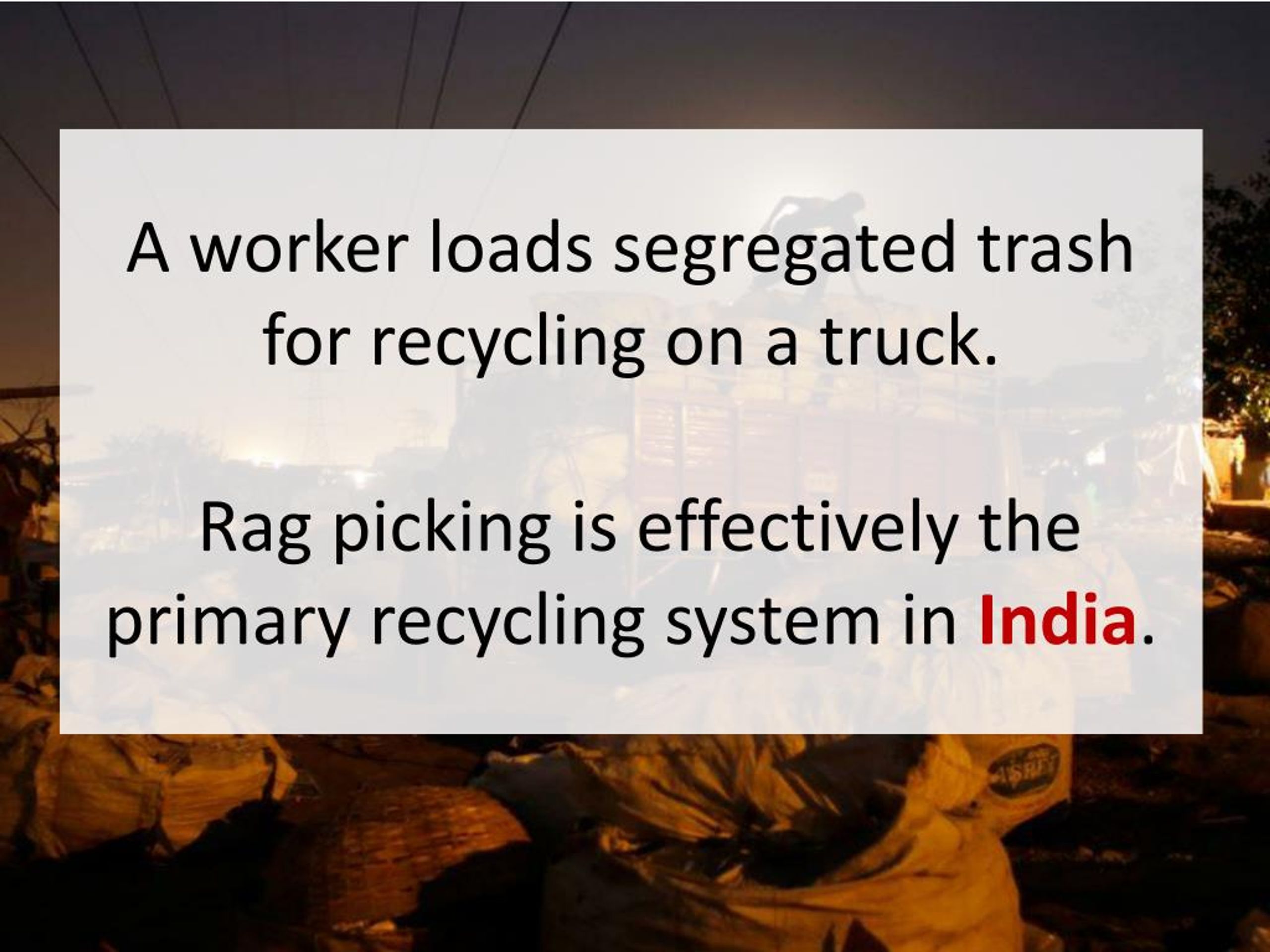 PPT Photo Essay The Story Of A Rag Picker PowerPoint Presentation