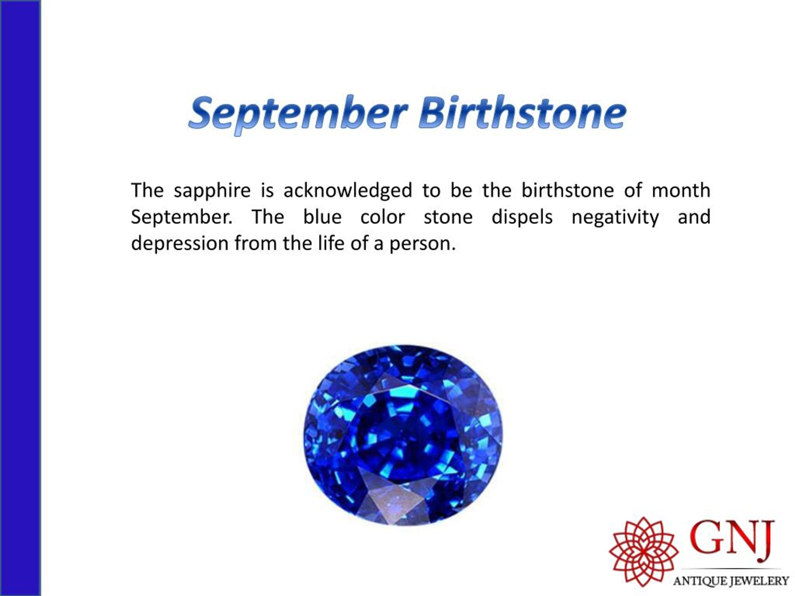 PPT - Birthstone Chart-List of Birthstone for each Month PowerPoint ...