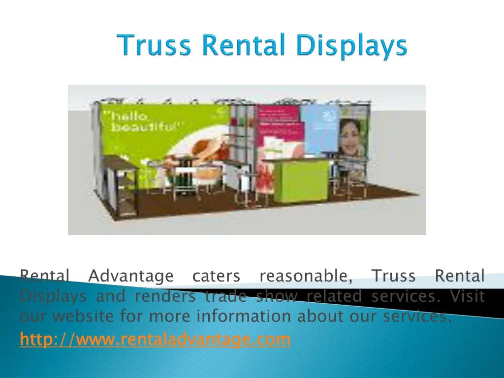 truss rental displays n.