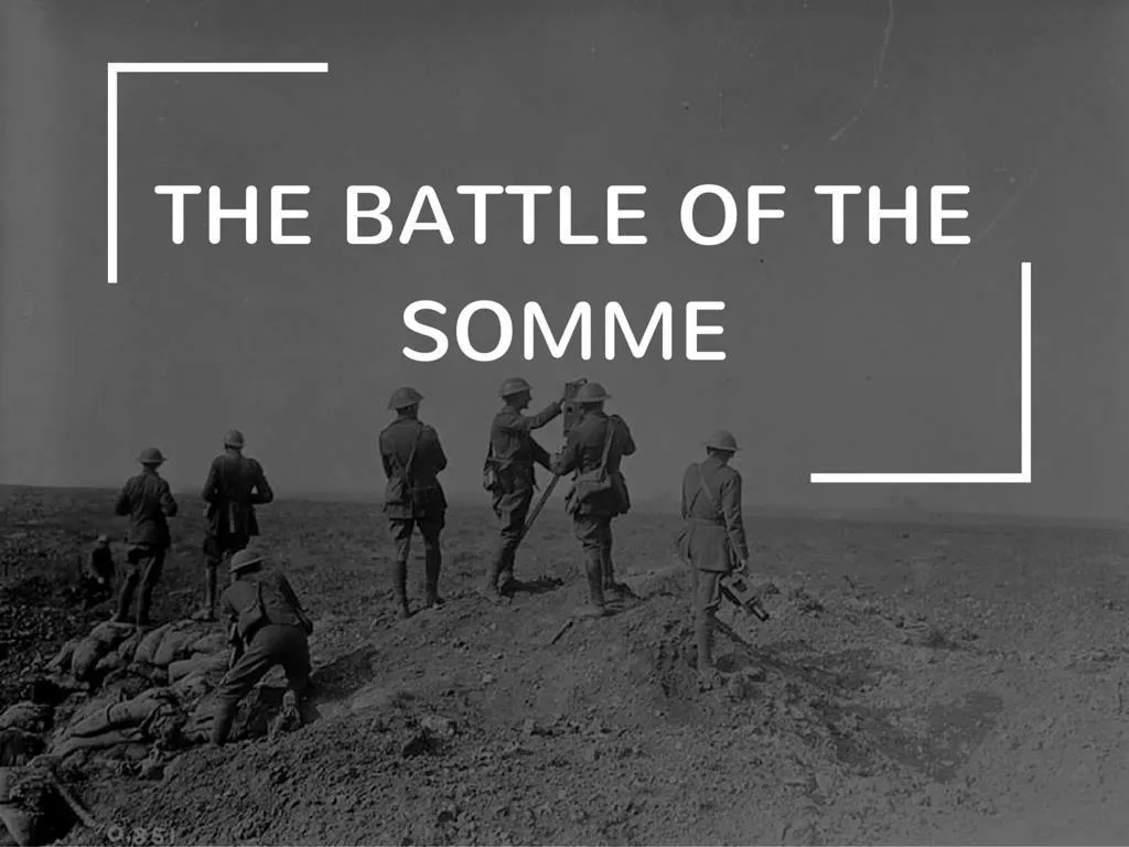 the battle of the somme n.