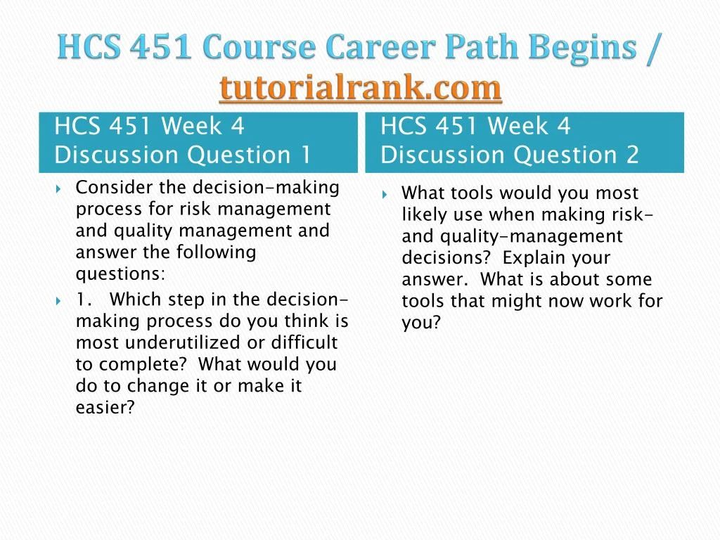 hcs451 risk and quality management hcs451 risk and quality management