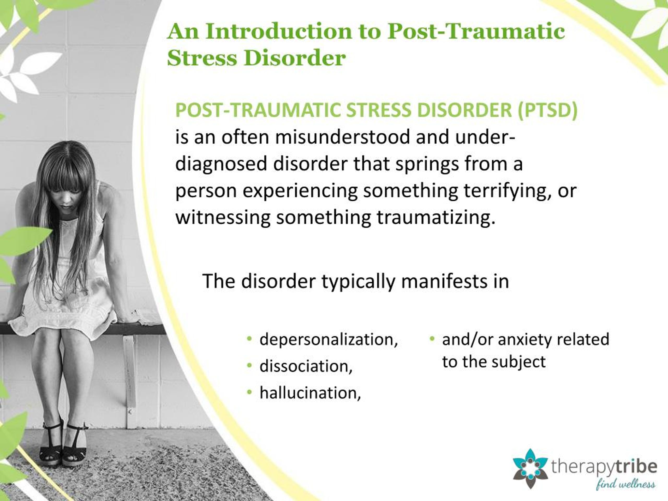 PPT SYMPTOMS Of Post Traumatic Stress Disorder PowerPoint 