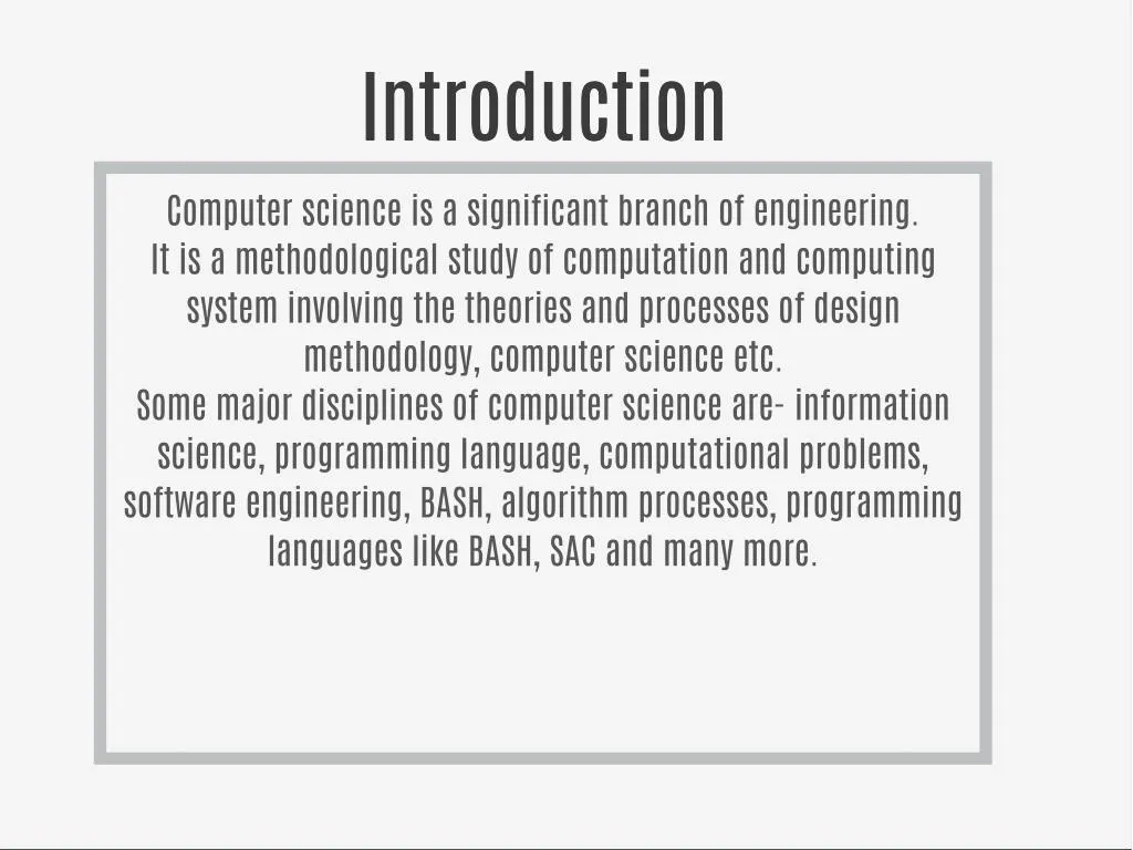 computer assignment ppt