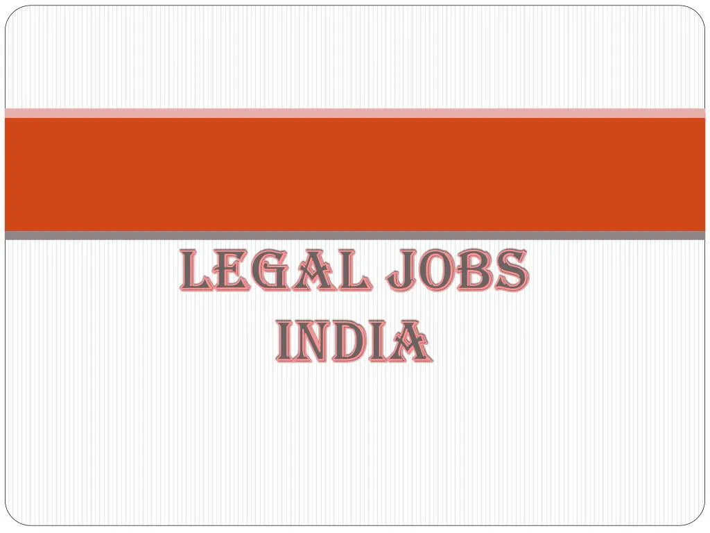 phd law jobs india