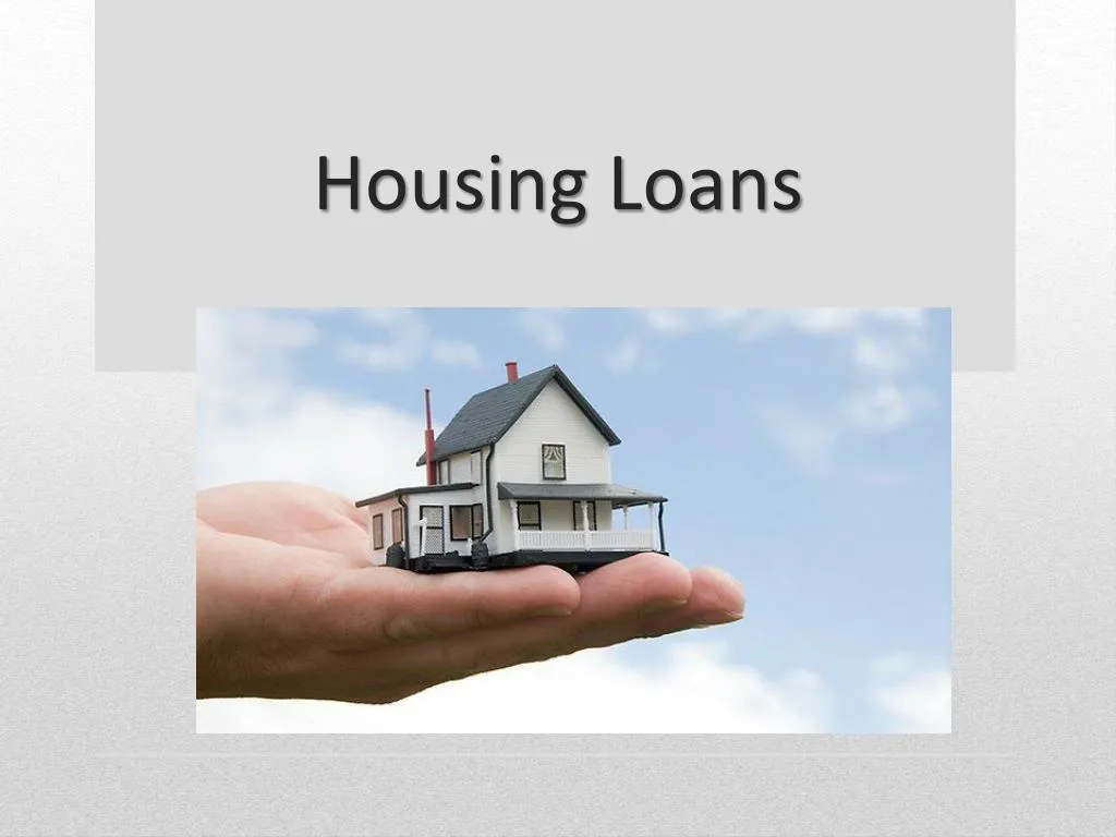 housing loans n.