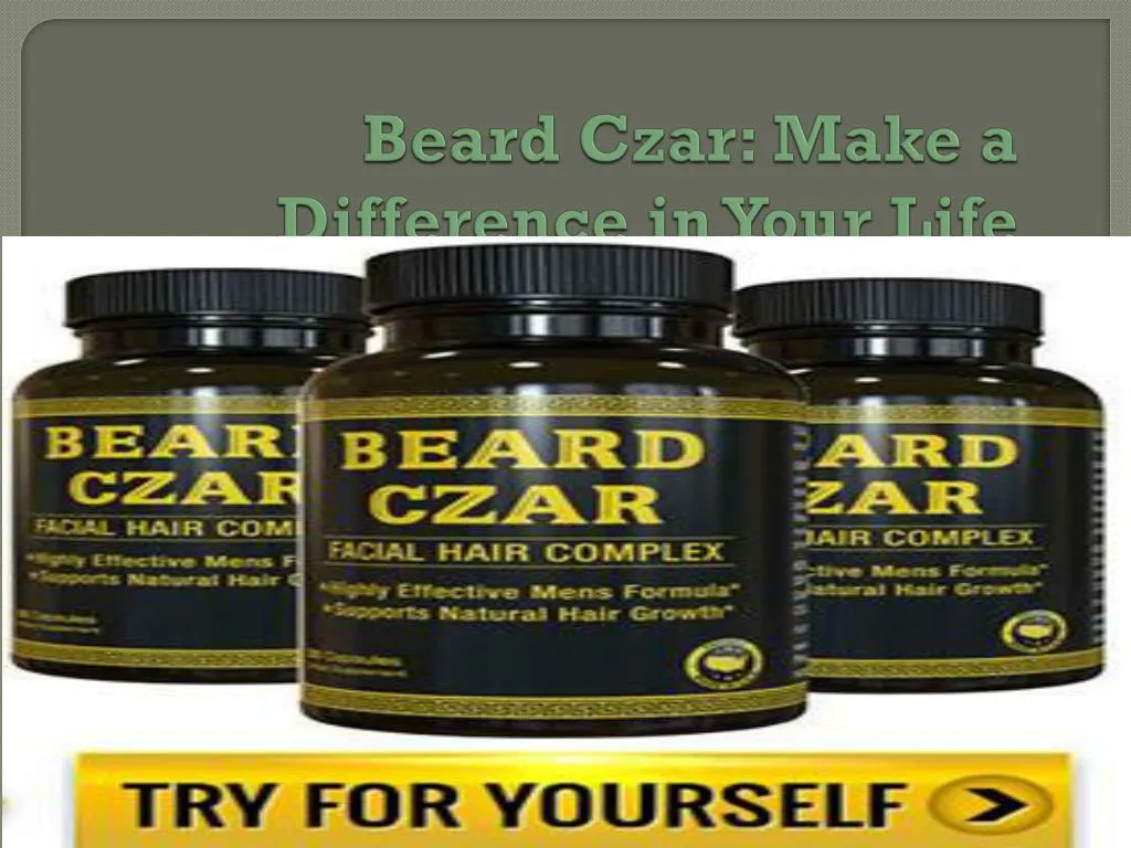 beard czar make a difference in your life n.