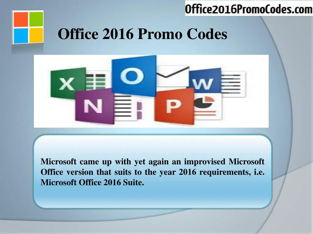 microsoft office 2016 promo codes