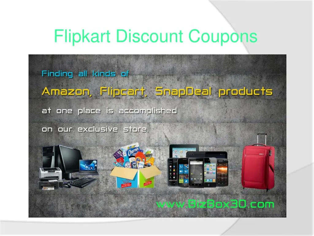 PPT Flipkart discount coupons PowerPoint Presentation, free download