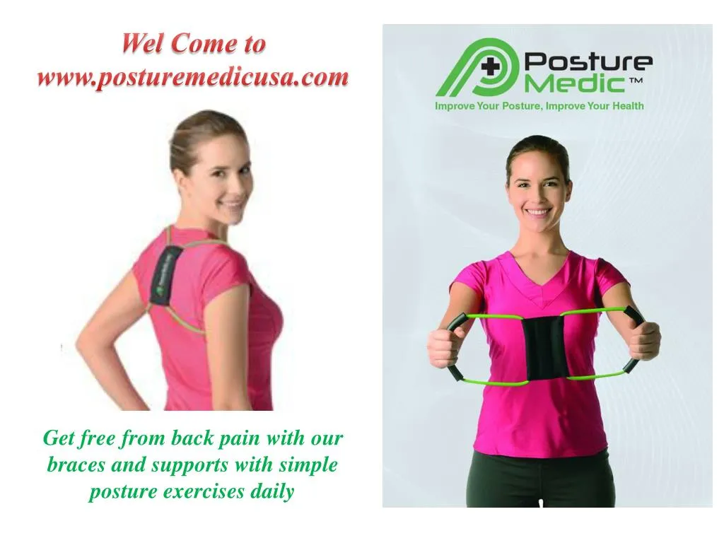 get free from back pain with our braces and supports with simple posture exercises daily n.