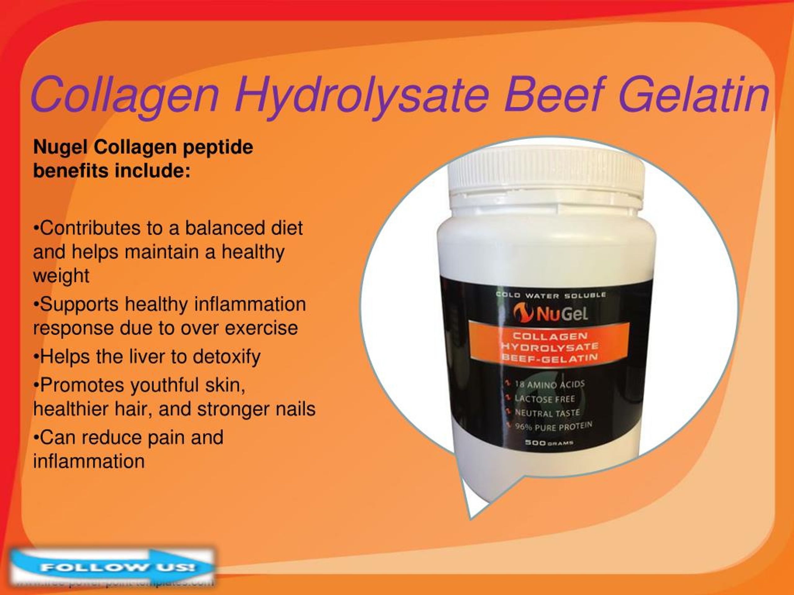 collagen as hydrolyzed gelatin