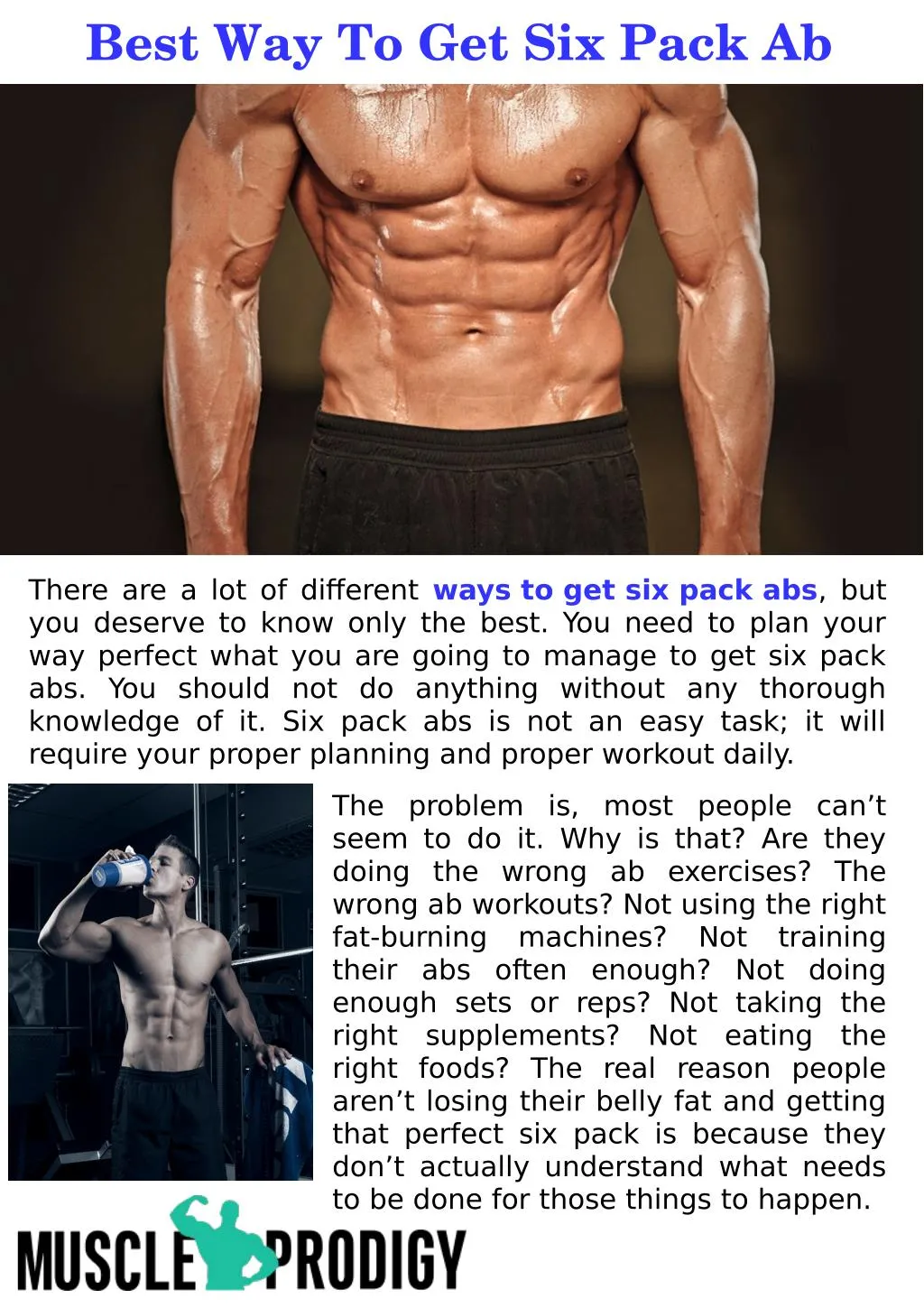 Ppt - Best Way To Get Six Pack Ab Powerpoint Presentation - Id:7369255
