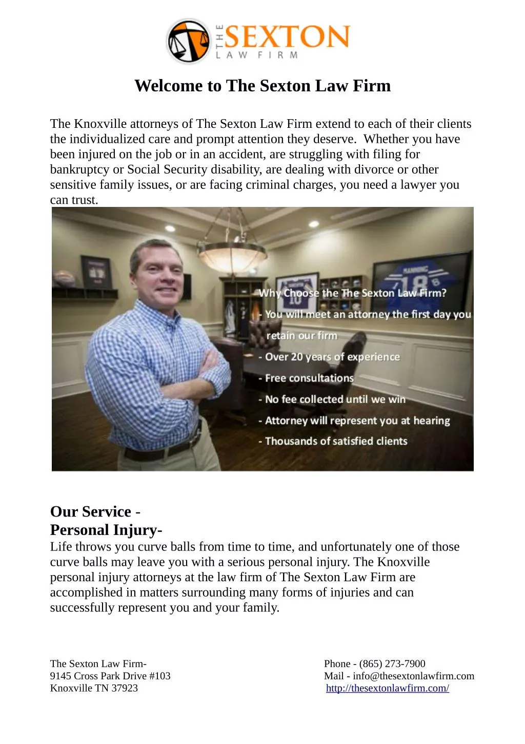 PPT The Sexton Law Firm PowerPoint Presentation, free download ID