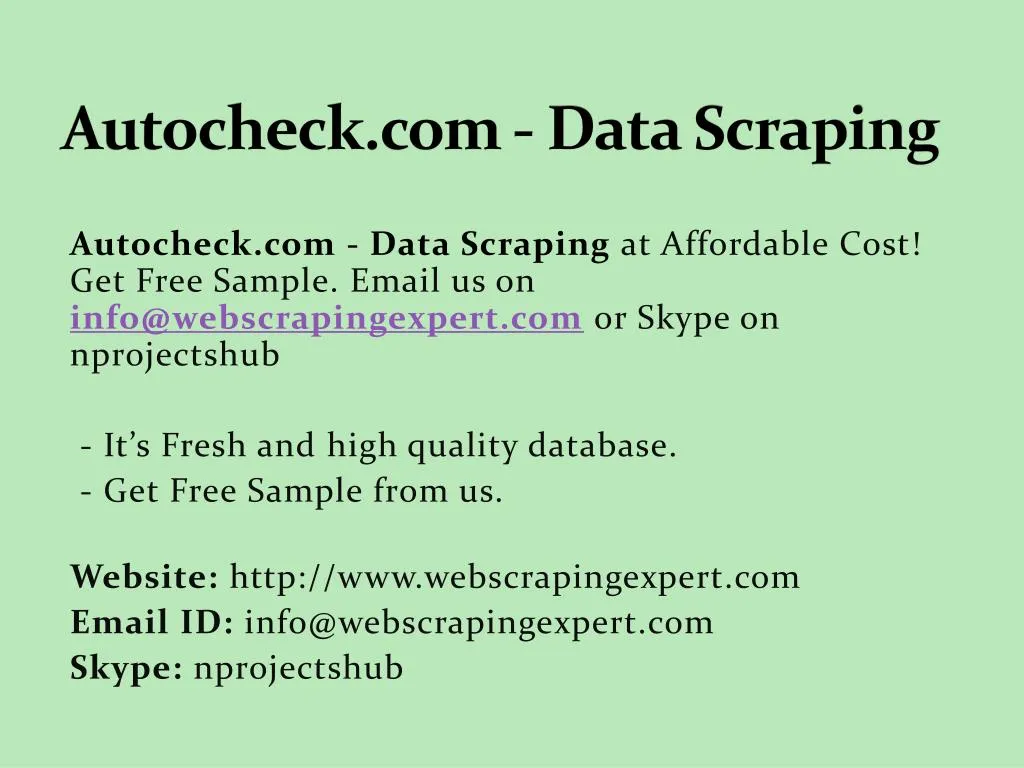 autocheck com data scraping n.