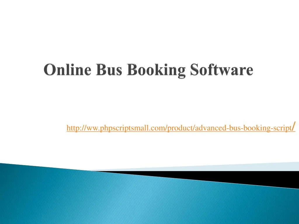 online bus booking software n.