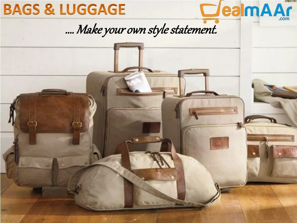 PPT Buy luggage bags online in India at Dealmaar PowerPoint