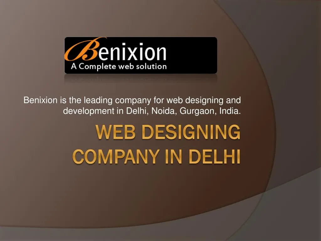 benixion is the leading company for web designing and development in delhi noida gurgaon india n.