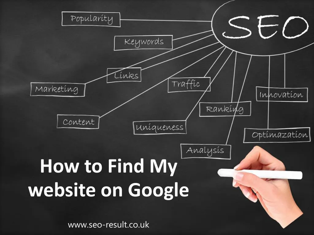 PPT Find my website on Google PowerPoint Presentation, free download