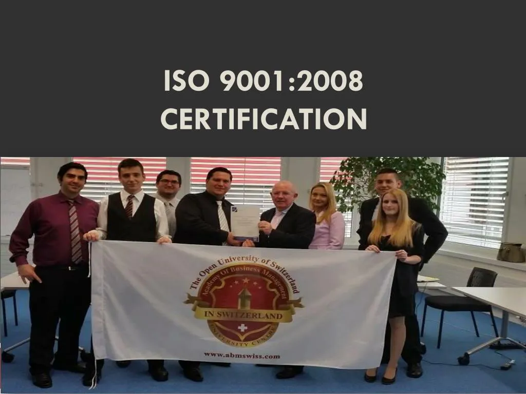 iso 9001 2008 certification n.