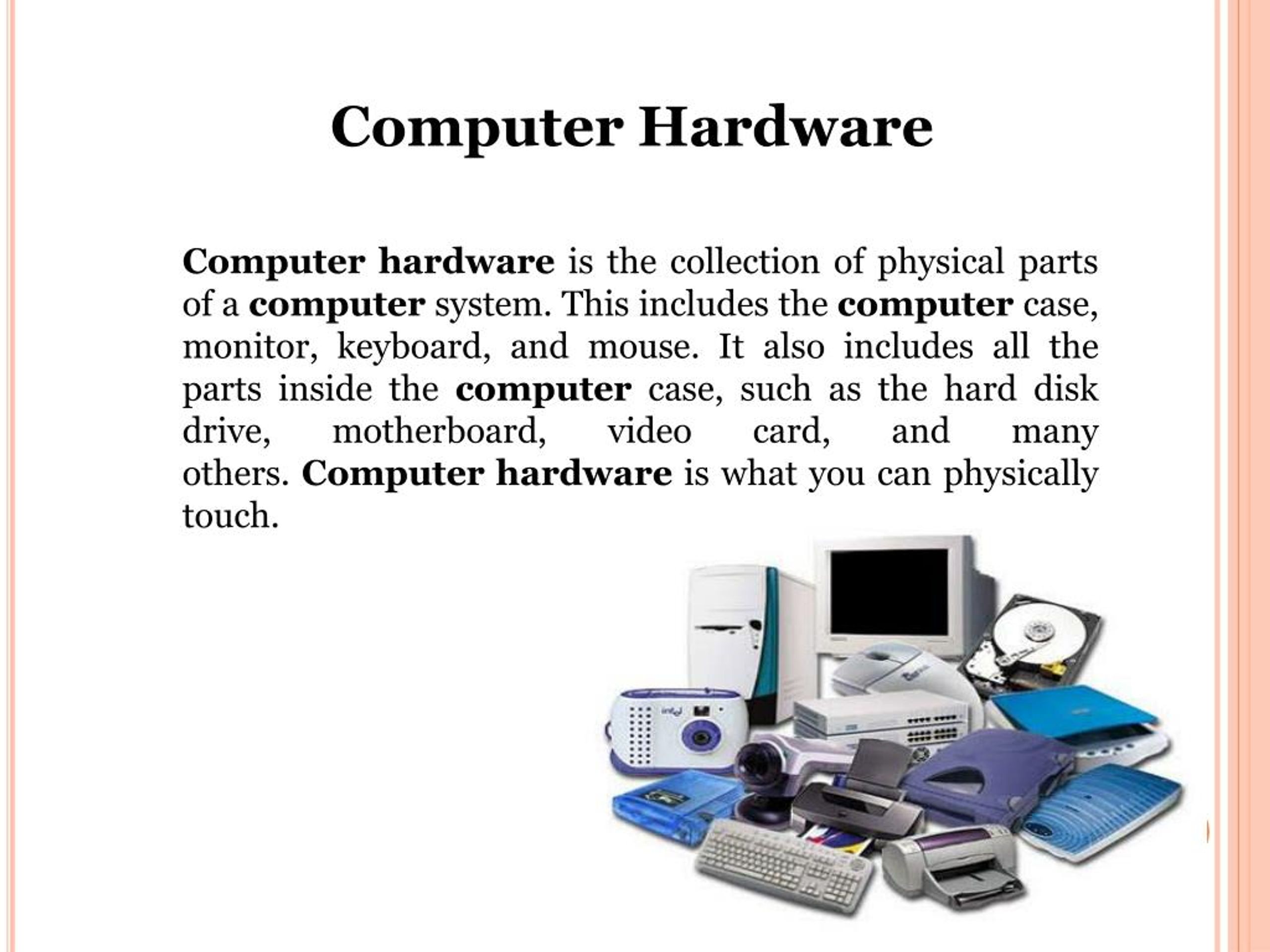computer hardware presentation pdf