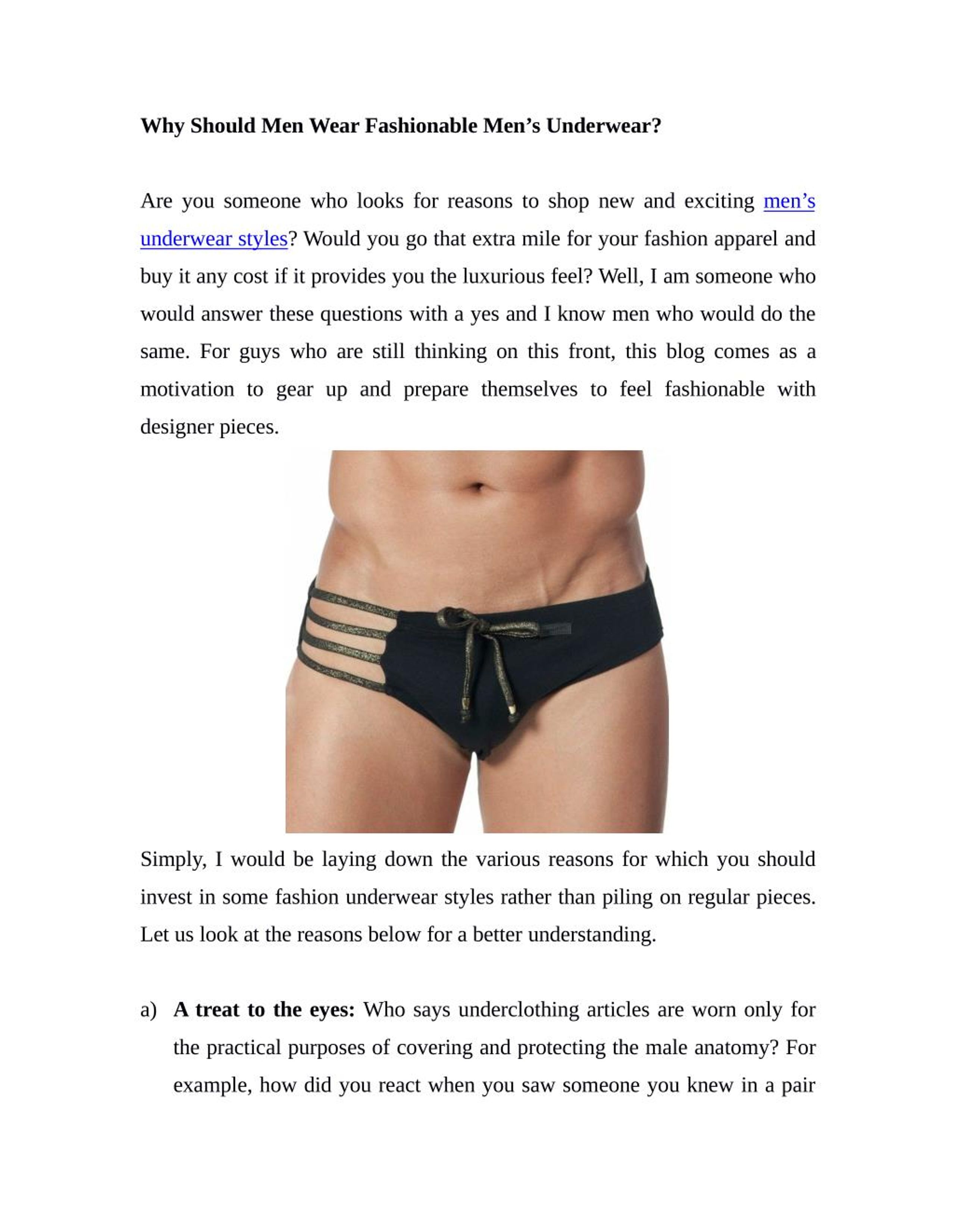 What Underwear Should I Wear? A Practical Guide To Men's Underwear