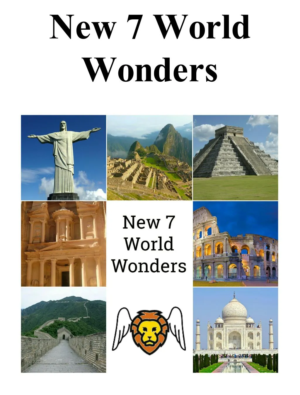 new seven wonders of the world powerpoint presentation