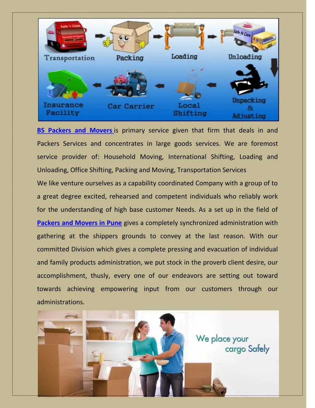 PPT - Packers And Movers Pune Is Leading Firm For Relocation Services ...