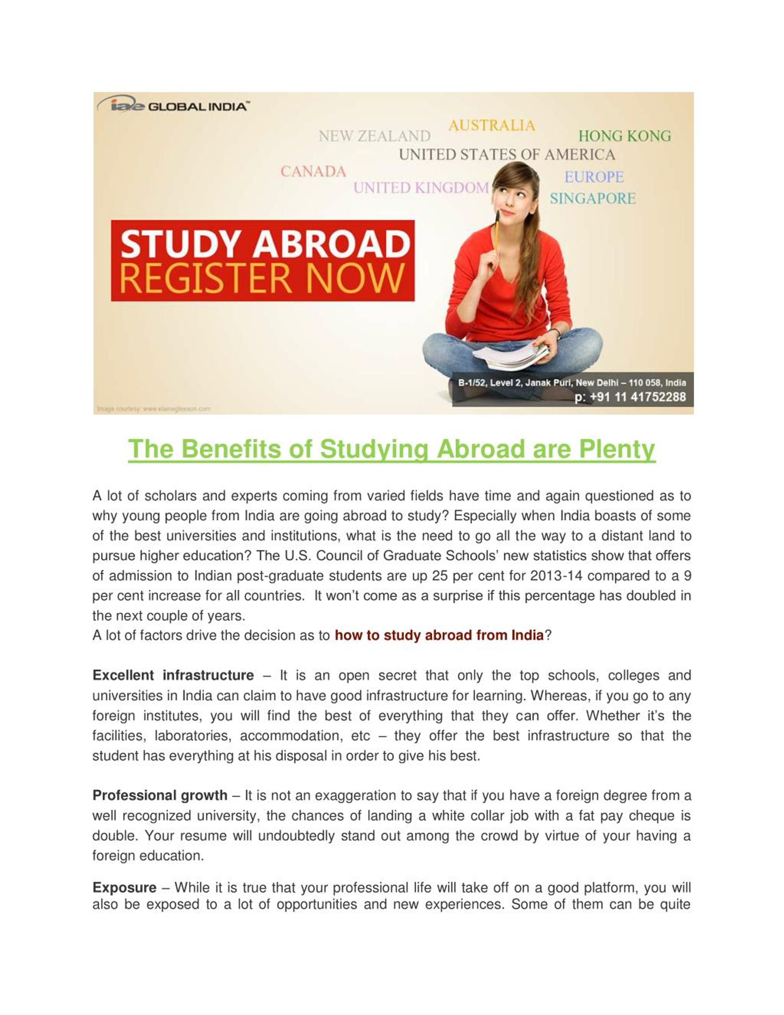 Ppt The Benefits Of Studying Abroad Are Plenty Powerpoint