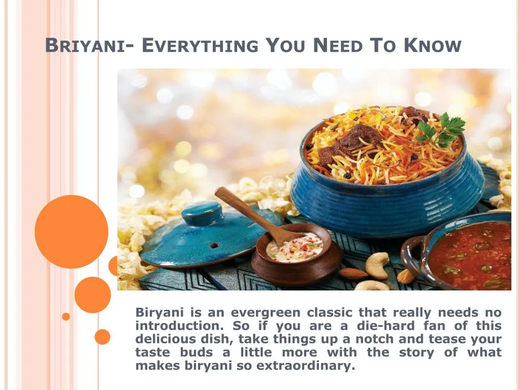 briyani everything you need to know n.
