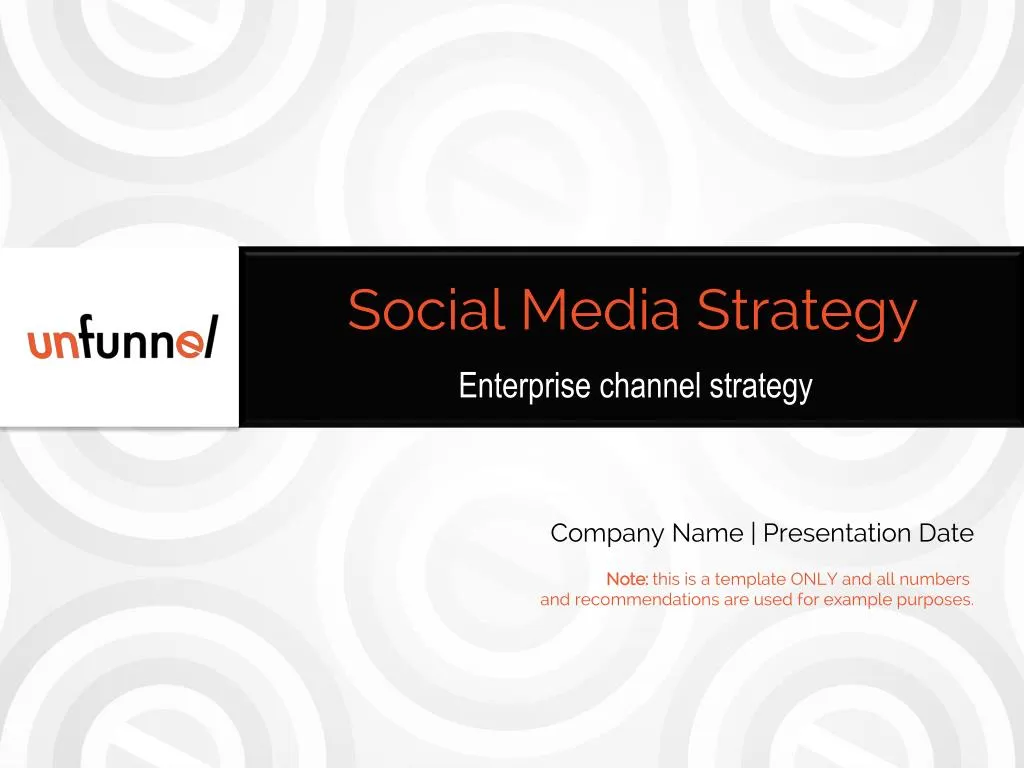 social media strategy n.